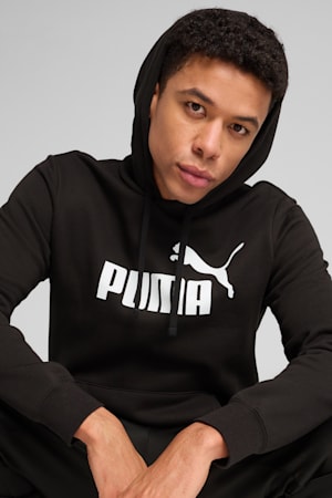 Essentials No. 1 Logo Hoodie Men, PUMA Black, extralarge-GBR