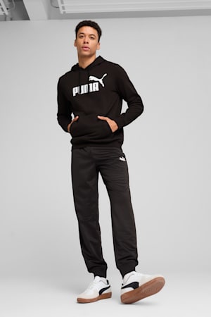 Essentials No. 1 Logo Hoodie Men, PUMA Black, extralarge-GBR