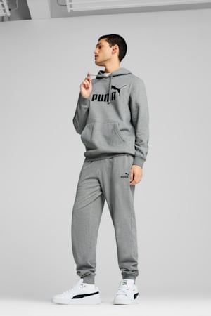 Essentials No. 1 Logo Hoodie Men, Medium Gray Heather, extralarge-GBR