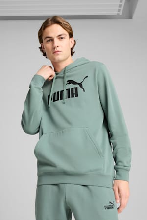 Essentials No. 1 Logo Hoodie Men, Green Moon, extralarge-GBR