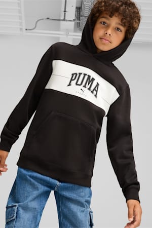 PUMA SQUAD Hoodie Youth, PUMA Black, extralarge-GBR