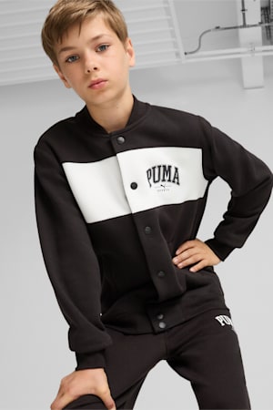 PUMA SQUAD Bomber Jacket Youth, PUMA Black, extralarge-GBR