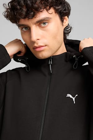 EVOSTRIPE Full-Zip Hoodie Men, PUMA Black, extralarge-GBR