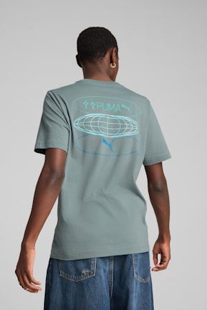 Graphics 3 Circles Tee Men, Green Moon, extralarge-GBR