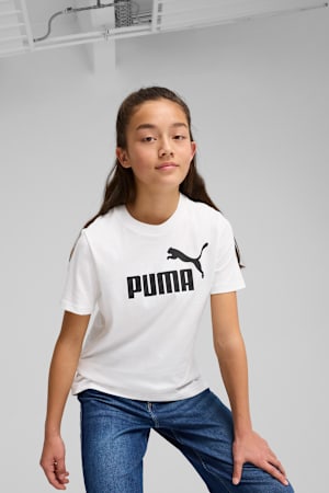 ESS No. 1 Logo Tee Youth, PUMA White, extralarge-GBR