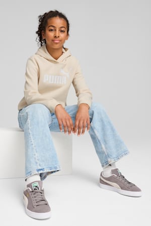 ESS No. 1 Logo Fleece Hoodie Youth, Alpine Snow, extralarge-GBR