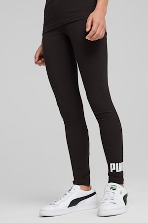 ESS No. 1 Logo Leggings Youth, PUMA Black, extralarge-GBR