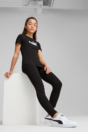 ESS No. 1 Logo Leggings Youth, PUMA Black, extralarge-GBR