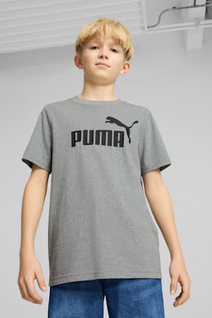 ESS No. 1 Logo Tee Youth, Medium Gray Heather, extralarge-GBR