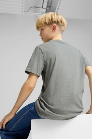 ESS No. 1 Logo Tee Youth, Medium Gray Heather, extralarge-GBR