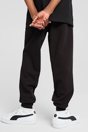 ESS No. 1 Logo Fleece Sweatpants Youth, PUMA Black, extralarge-GBR