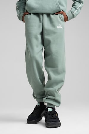 ESS No. 1 Logo Fleece Sweatpants Youth, Green Moon, extralarge-GBR