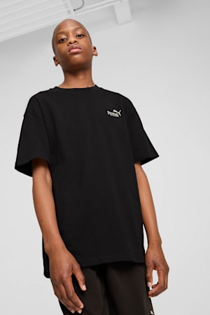 ESS Small No. 1 Logo Relaxed Tee Youth, PUMA Black, extralarge-GBR