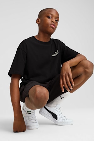 ESS Small No. 1 Logo Relaxed Tee Youth, PUMA Black, extralarge-GBR