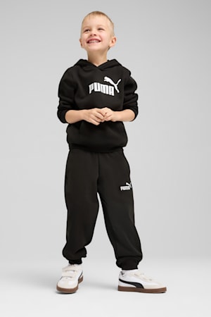 ESS No. 1 Logo Fleece Hoodie Kids, PUMA Black, extralarge-GBR