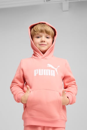 ESS No. 1 Logo Fleece Hoodie Kids, Pink Fruit, extralarge-GBR