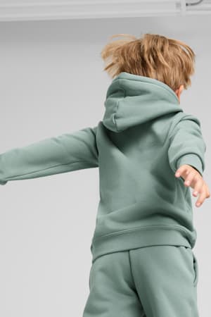 ESS No. 1 Logo Fleece Hoodie Kids, Green Moon, extralarge-GBR