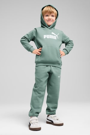 ESS No. 1 Logo Fleece Hoodie Kids, Green Moon, extralarge-GBR