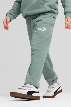 ESS No. 1 Logo Fleece Sweatpants Kids, Green Moon, extralarge-GBR