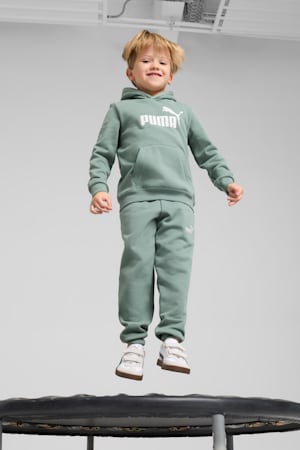 ESS No. 1 Logo Fleece Sweatpants Kids, Green Moon, extralarge-GBR