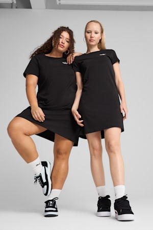 ESS Small No. 1 Logo Slim Dress Women, PUMA Black, extralarge-GBR