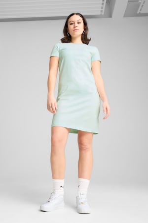 ESS Small No. 1 Logo Slim Dress Women, Peaceful Blue, extralarge-GBR