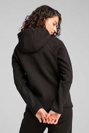 EVOSTRIPE Full-Zip Hoodie Women, PUMA Black, extralarge-GBR