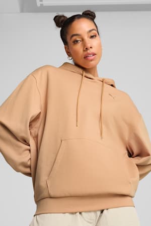 HER Relaxed Hoodie Women, Warm Beige, extralarge-GBR