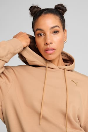 HER Relaxed Hoodie Women, Warm Beige, extralarge-GBR