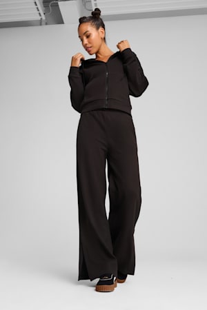 HER Comfort High-Waist Straight Pants Women, PUMA Black, extralarge-GBR