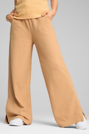 HER Comfort High-Waist Straight Pants Women, Warm Beige, extralarge-GBR