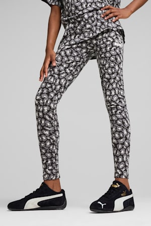 Essentials Aninmal Leggings Youth, PUMA Black, extralarge-GBR