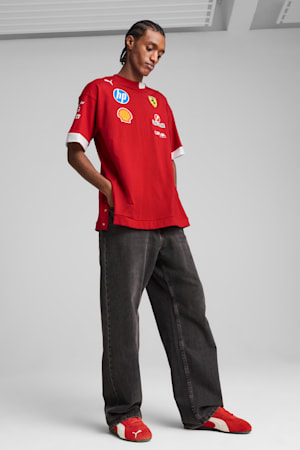 Scuderia Ferrari 2025 Drivers Tee Men, Dark Cherry, extralarge-GBR