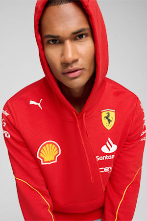 Scuderia Ferrari Team Men's Hoodie, Burnt Red, extralarge-GBR