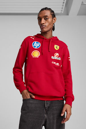 Scuderia Ferrari HP 2025 Team Hoodie Men, Dark Cherry, extralarge-GBR