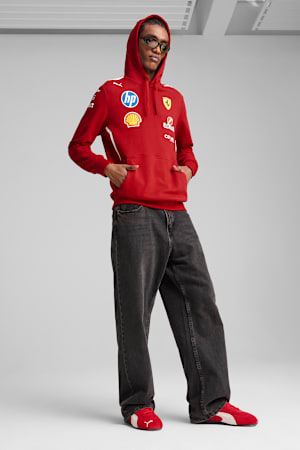 Scuderia Ferrari HP 2025 Team Hoodie Men, Dark Cherry, extralarge-GBR