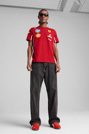 Scuderia Ferrari HP 2025 Team Tee Men, Dark Cherry, extralarge-GBR