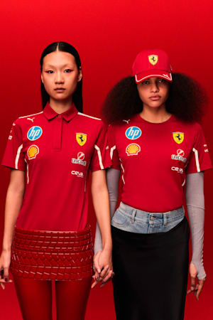 Scuderia Ferrari HP 2025 Team Polo Women, Dark Cherry, extralarge-GBR