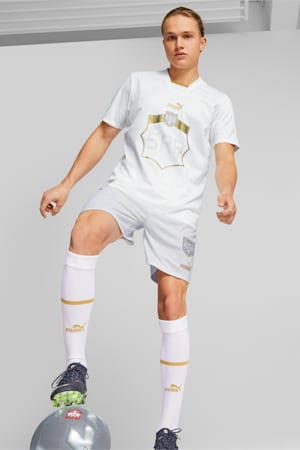 Serbia Away 22/23 Replica Jersey Men, Puma White-Victory Gold, extralarge-GBR