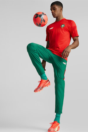 Morocco Football Pre-match Jersey Men, Puma Red-Power Green, extralarge-GBR