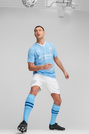 Manchester City 23/24 Home Authentic Jersey, Team Light Blue-PUMA White, extralarge-GBR