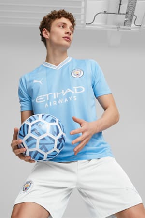 Manchester City 23/24 Home Jersey, Team Light Blue-PUMA White, extralarge-GBR