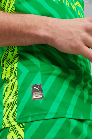 Manchester City Men's Goalkeeper Short Sleeve Jersey, Grassy Green-Yellow Alert, extralarge-GBR