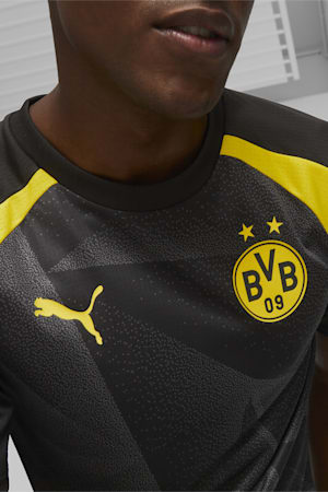 Borussia Dortmund Men's Pre-match Jersey, PUMA Black-Cyber Yellow, extralarge-GBR