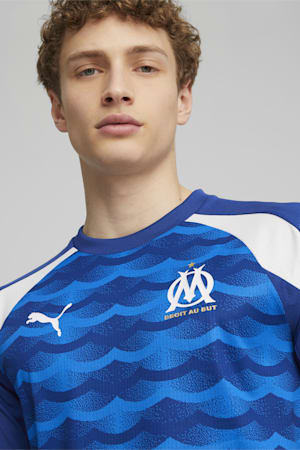 Olympique de Marseille Pre-match Football Jersey, PUMA Team Royal-Clyde Royal, extralarge-GBR