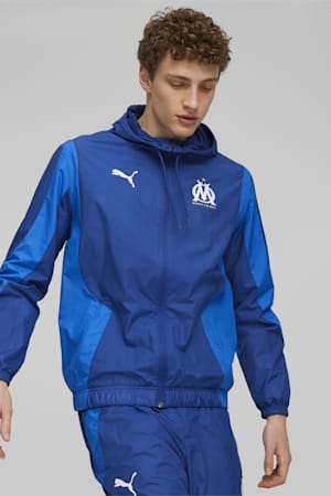 Olympique de Marseille Pre-match Football Jacket, PUMA Team Royal-Clyde Royal, extralarge-GBR