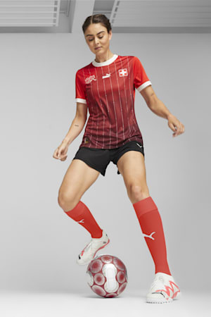 Switzerland 23/24 Women's World Cup Home Jersey, PUMA Red-PUMA White, extralarge-GBR
