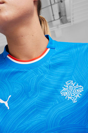 Iceland 2024 Women's Home Football Jersey, Racing Blue-PUMA White, extralarge-GBR