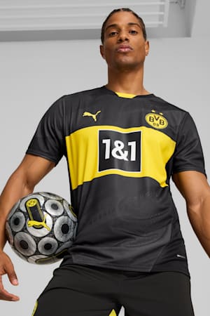 Borussia Dortmund 24/25 Away Jersey Men, PUMA Black-Faster Yellow, extralarge-GBR