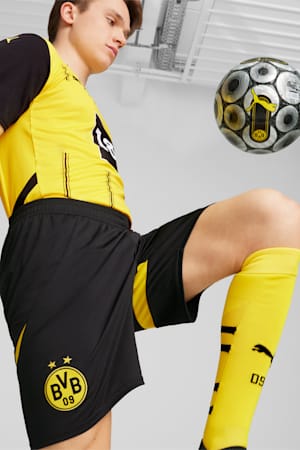 Borussia Dortmund 24/25 Shorts Men, PUMA Black-Faster Yellow, extralarge-GBR